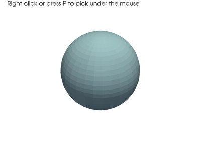 Picking points on a mesh