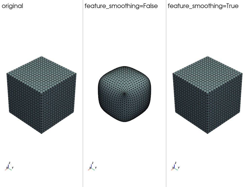 surface smoothing